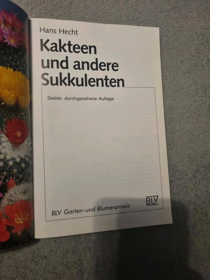 Hecht, Hans: Kakteen und andere Sukkulenten. in Wülfrath