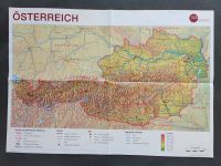 Österreich Karte 59x41cm Poster Atlas Deko Geologie Schule Lernen Bayern - Vohburg an der Donau Vorschau