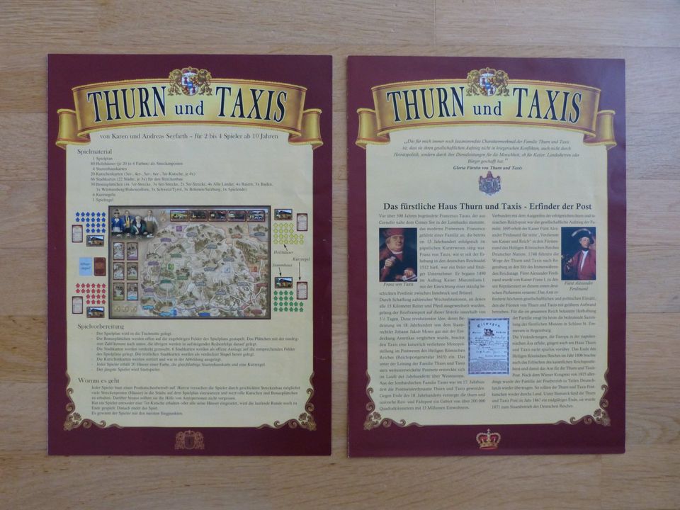 Spiel: Thurn und Taxis – Hans im Glück – Spiel des Jahres 2006 in Jugenheim in Rheinhessen