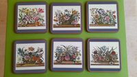 6 Pimpernel Untersetzer Blumenmotiv Made in England Baden-Württemberg - Neckargemünd Vorschau