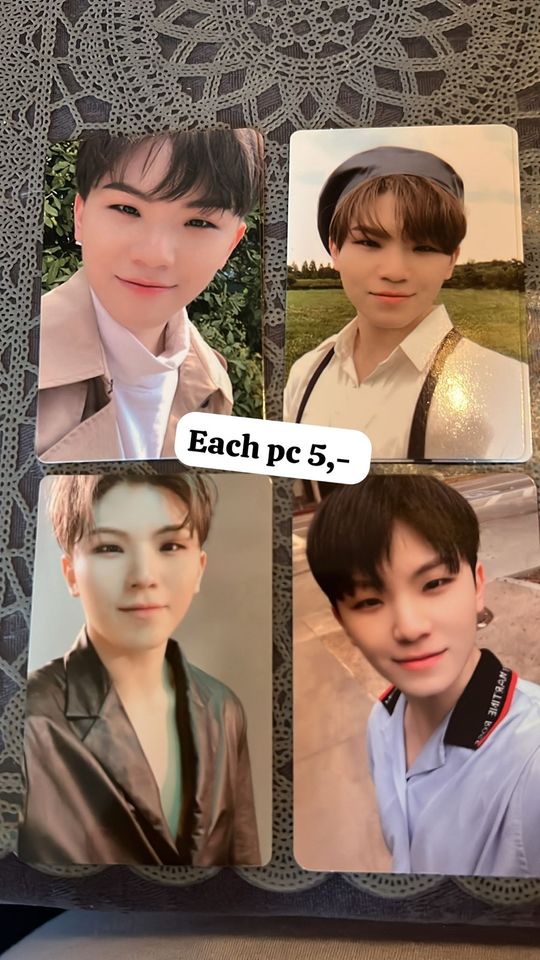 Seventeen woozi photocrads in Herne