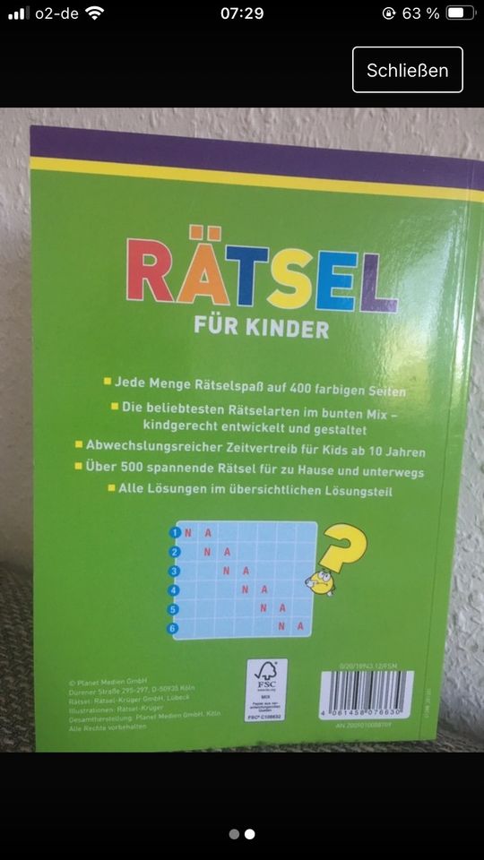 Rätsel Block für Kinder neu in Dortmund