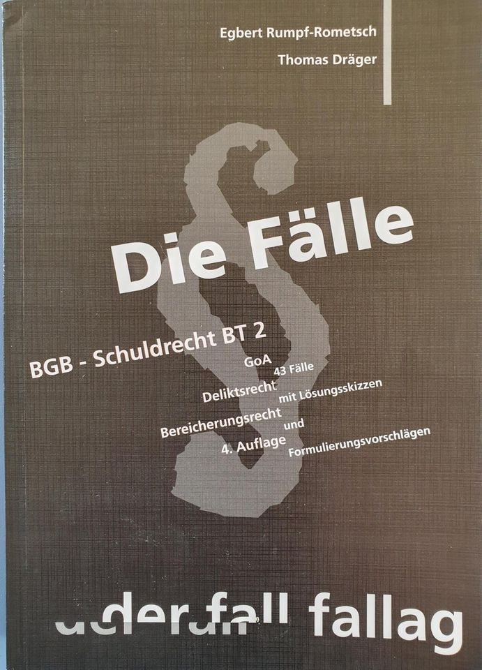 Jurabücher 1. - 4. Semester: Paket Schuldrecht (11 Bücher) in Neckargemünd