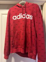 Adidas Kapuzen Pullover rot Sachsen - Pesterwitz Vorschau