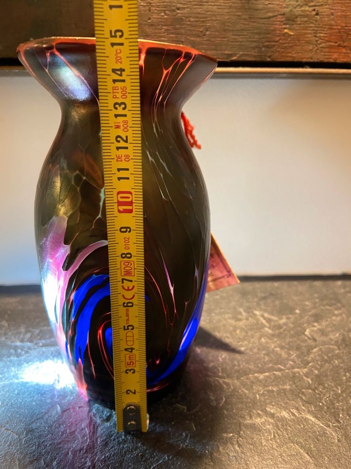 FRANZ AUSTEN GLASVASE mit Zertifikat 15,5 cm in Lohmar
