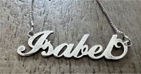 Namenskette Isabel 925 Silber Schmuck Damen selten 55cm Hessen - Brechen Vorschau