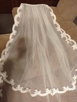 Schleier Brautschleier Hochzeitsschleier mit Spitze Länge 194 cm. Nordrhein-Westfalen - Gummersbach Vorschau