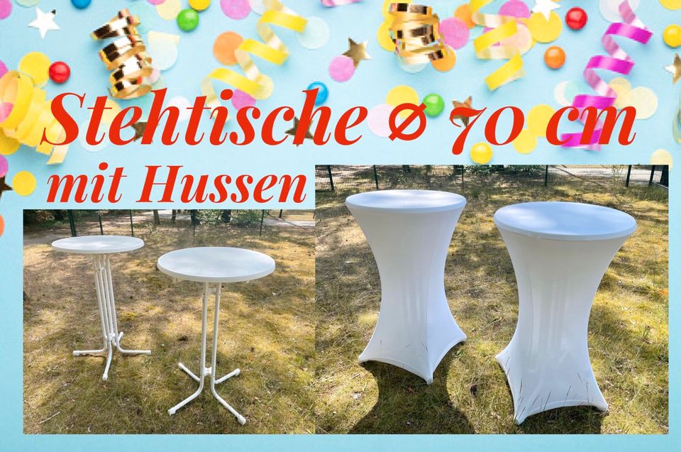 Stehtisch zu vermieten, Bistro- Bartisch Klapptisch Partytisch in Potsdam