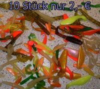 30 Shads Twister Gummifische Angelköder 40 bis 90 mm Niedersachsen - Edewecht Vorschau