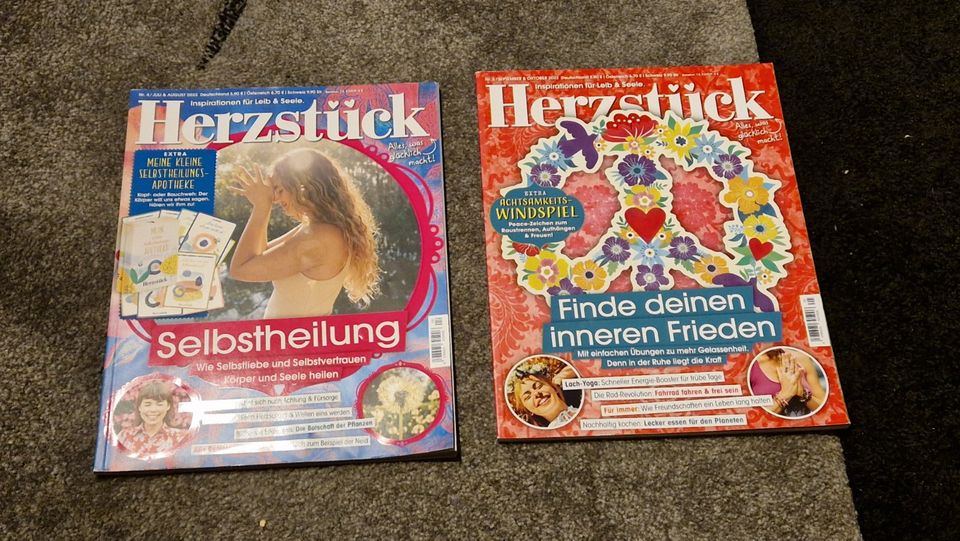 2 Stück Zeitschrift Herzstück in Minden