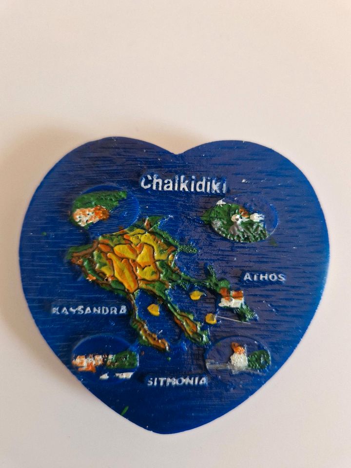 Souvenir 3D Kühlschrank Magnet Chalkidiki 3D Refrigerator Magnet in Nürnberg (Mittelfr)