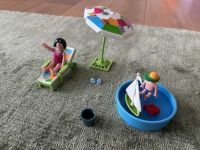 Playmobil Pool und Liege mit Mutter und Kind Nordrhein-Westfalen - Emsdetten Vorschau