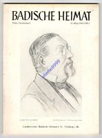 BADISCHE HEIMAT - 1961 - MEIN HEIMATLAND - HEFT 1 - 41. JAHRGANG Baden-Württemberg - Villingen-Schwenningen Vorschau