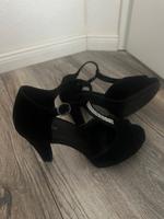 Damen sommer schuhe  neu gr.37 schwarz wildleder Hamburg - Bergedorf Vorschau