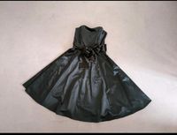 Edles Satin Petticoat Kleid nachtblau große Schärpe schwarz XS 34 Berlin - Köpenick Vorschau