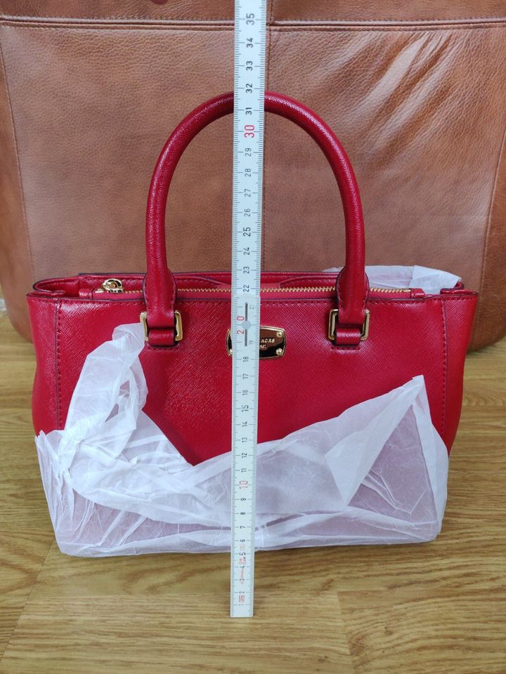 Michael Kors Satchel SM Rot Handtasche Tasche Neu in Erkelenz