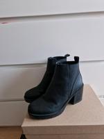 H&M schwarze Stiefeletten Blockabsatz 39 Baden-Württemberg - Filderstadt Vorschau