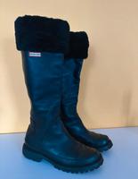 Hunter Damenstiefel Leder Lammfell schwarz Gr. 38,5 Niedersachsen - Varel Vorschau