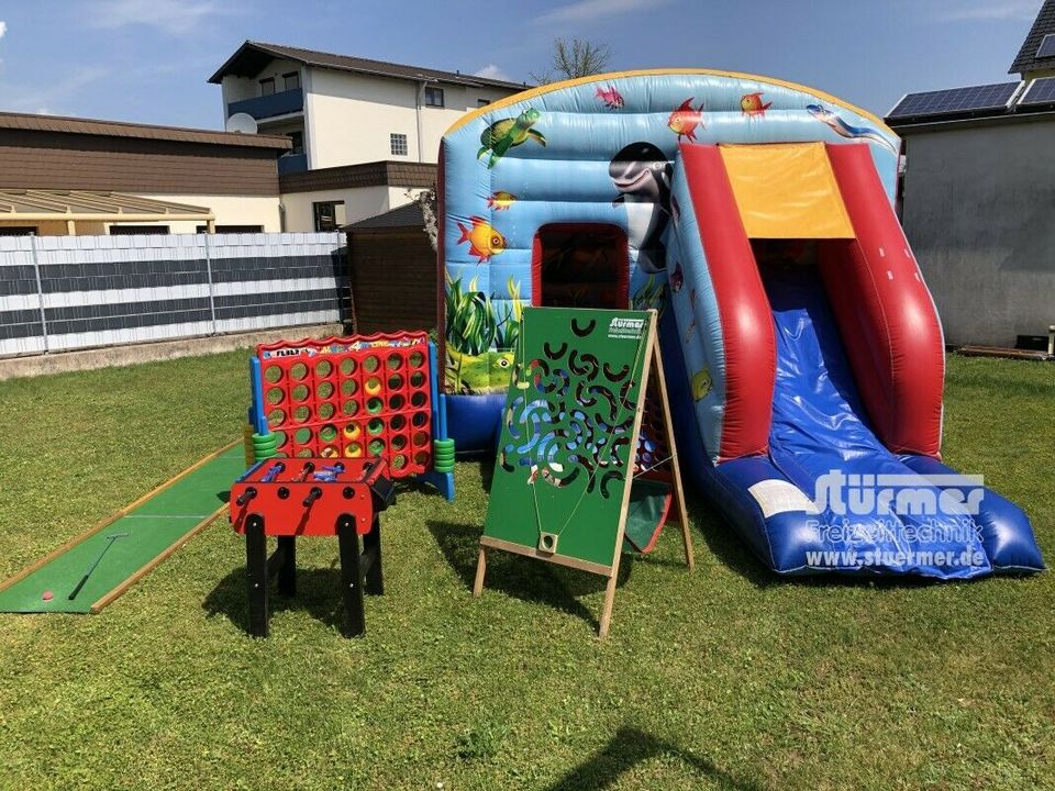 Spielepaket mit Hüpfburg mieten, Party,Kindergeburtstag, Sommerfe in Saarwellingen