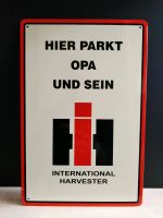 IHC Blechschild Opa Parkplatz Traktor Cormick CASE IH Neu Niedersachsen - Emlichheim Vorschau