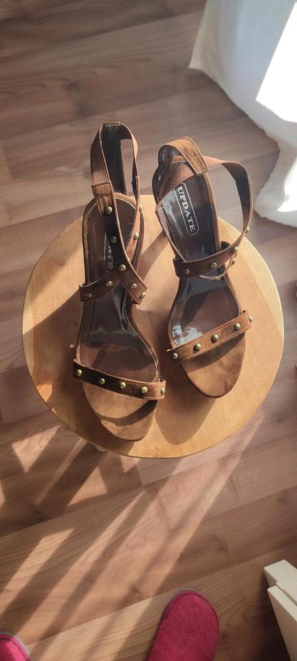 Absatz High Heels Plateau Sandalen Sommerschuh 40 in Rhens