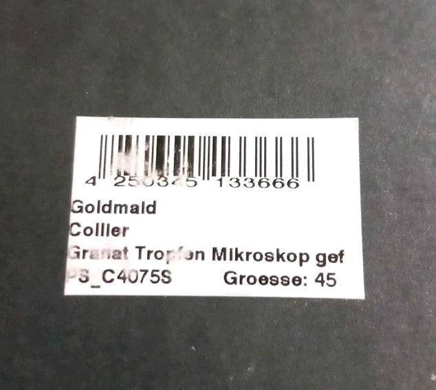 Goldmaid Collier Granat Tropfen mit Kette in Niedersachsen - Göttingen |  eBay Kleinanzeigen ist jetzt Kleinanzeigen