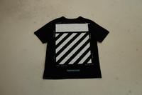 Off-White T-Shirt Größe M – Striped "Temperature" – Designerstück Bayern - Babenhausen Vorschau