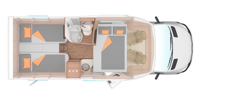 Wohnmobil mieten v. 19.08-06.09, 4,2 t, 4 Pers., gerne mit Hund in Altena