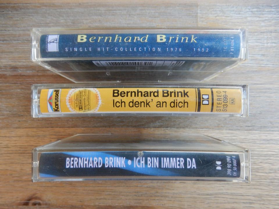 3 BERNHARD BRINK KASSETTEN MC's HIT COLLECTION ICH BIN IMMER DA in Berlin