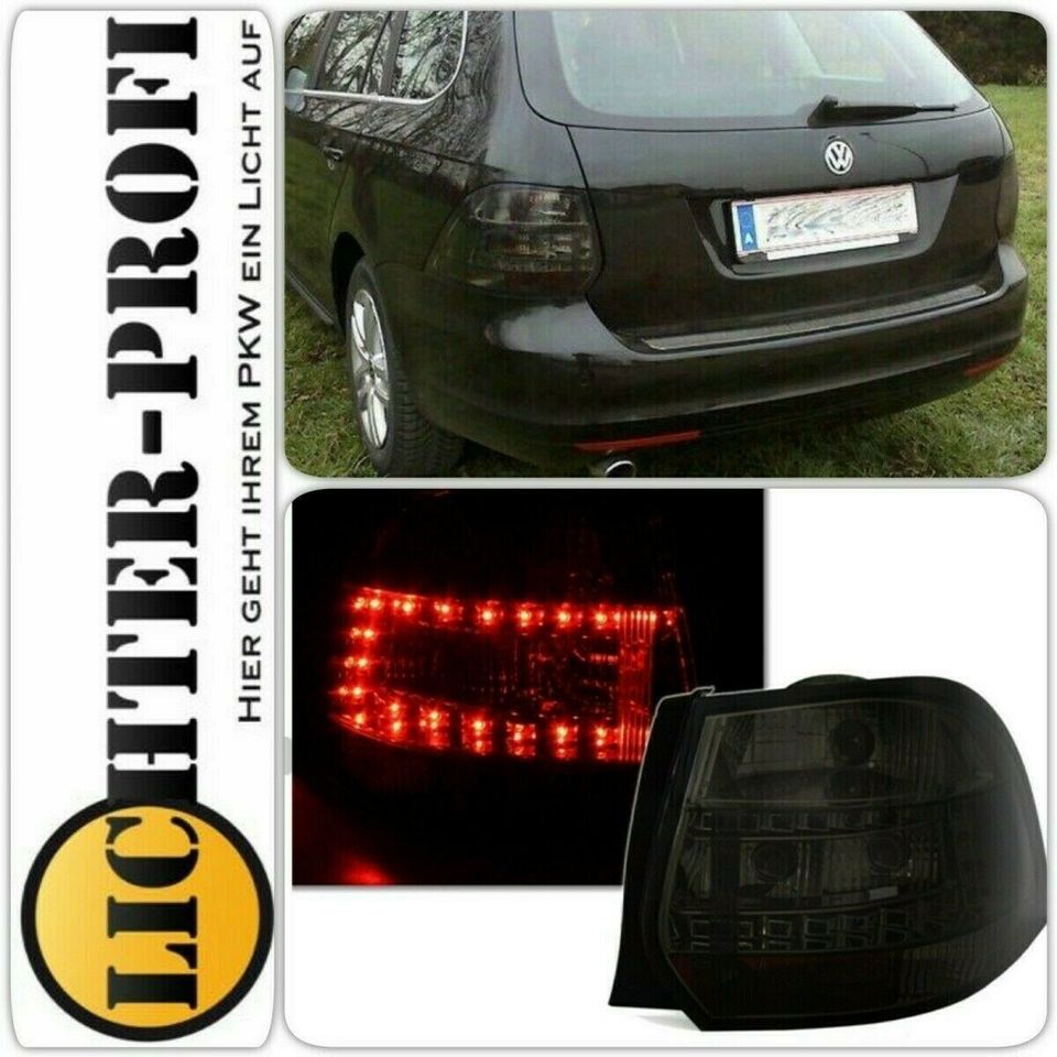 SW-Celi LED Rückleuchten für VW Golf 5 03-09 Lightbar black/clear - tuning  online kaufen