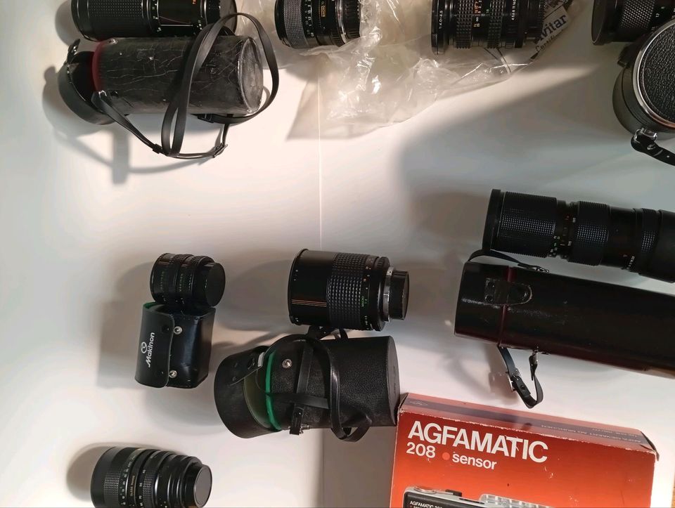 Objektive Kamera Sammlung analog Minolta exakta etc. in Frankfurt am Main