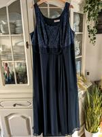 Sheego Abendkleid Größe 50 marine Midi Hessen - Maintal Vorschau