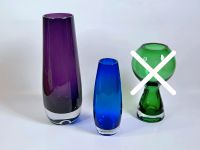 2er Set 60er/70er Jahre Vintage Glas-Vasen violett & blau Berlin - Steglitz Vorschau