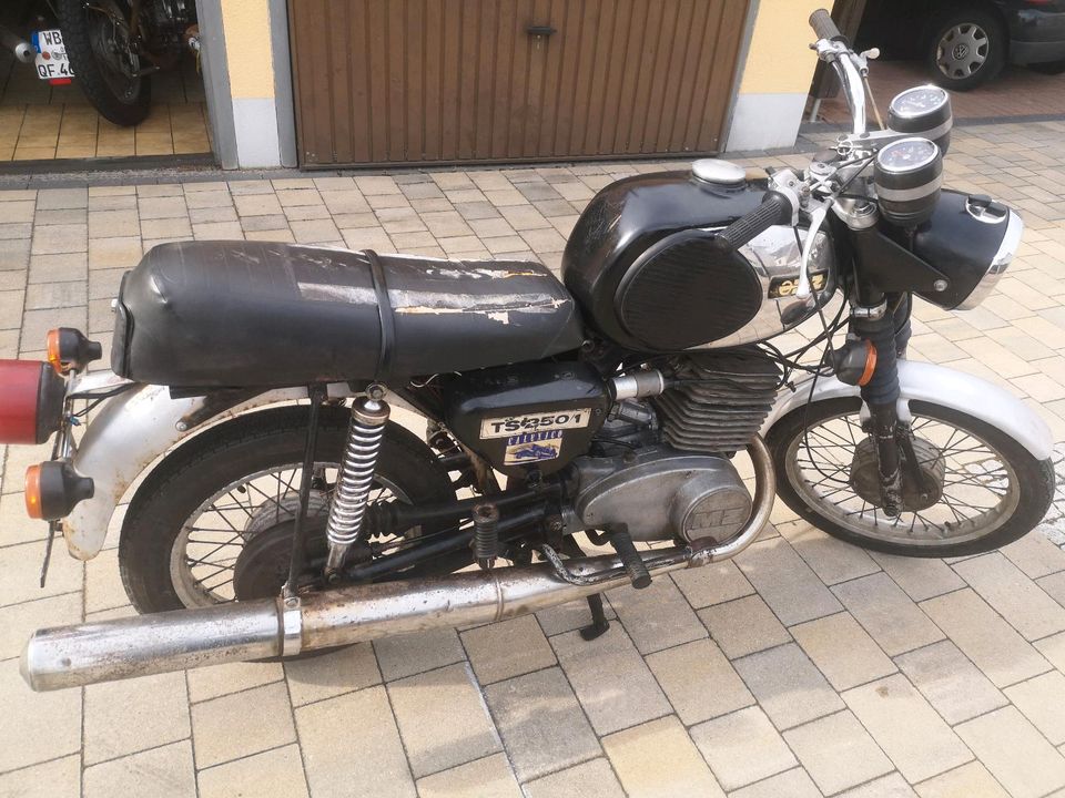 MZ TS250/1 Motorrad mit Papiere Ts250 in Zahna