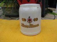 Bierkrug 0,5l König-Pilsner, Steinzeug grau Goldmünzen und Anker Baden-Württemberg - Weinheim Vorschau