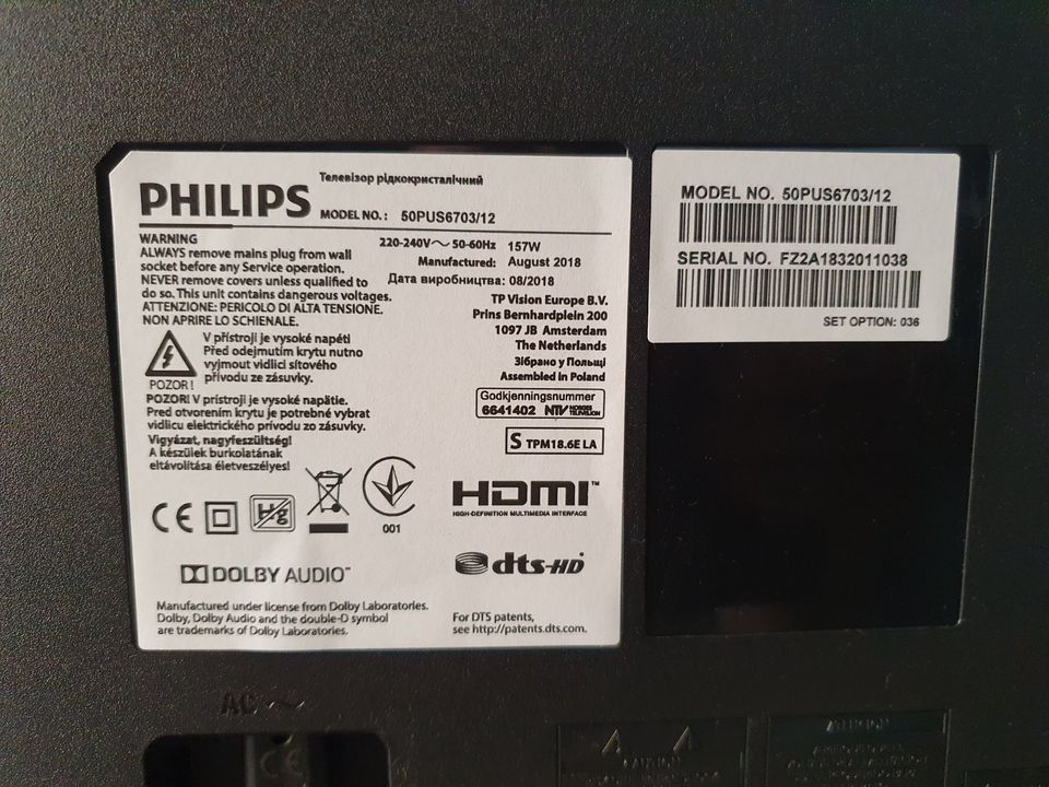 Philips 50PUS6703/12 in Lindow