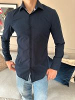 Hemd blau Boss M slim fit Niedersachsen - Seevetal Vorschau