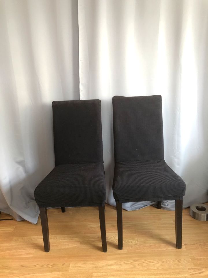 Esszimmer Stühle Leder schwarz 4 x in Köln