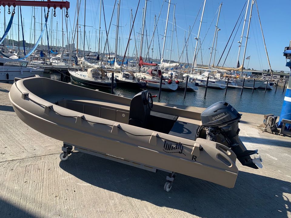 Sportboot HDPE Whaly 435R - Cappucino - Yamaha F25 in Heiligenhafen 