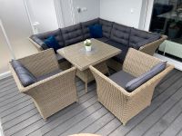 Gartenmöbel wie neu: Lounge-Set mit Esstisch und zwei Sesseln Baden-Württemberg - Leutenbach Vorschau