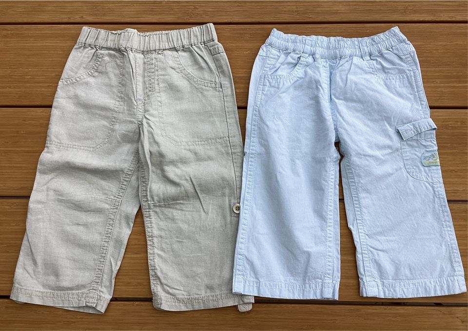 Set kurze/ lange Hosen Sommer H&M, TCM in Gr. 74/80 in Reinheim