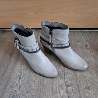 Tamaris Stiefelette Leder Gr. 40 grau Hessen - Taunusstein Vorschau