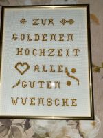 Bild geschickt zur Goldenen Hochzeit mit goldenen Rahmen Nordrhein-Westfalen - Lengerich Vorschau