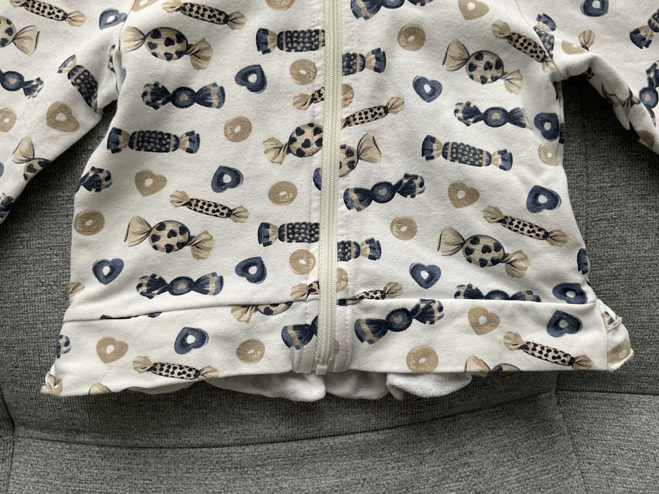 Süßes Babygirl Jäckchen Hoodie von iDO mit Schleife, Gr. 74 in Ruderting