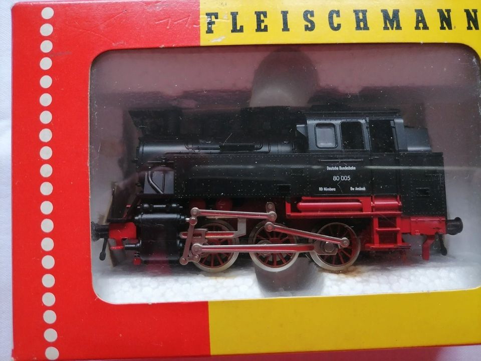 Fleischmann 4029, HO, Dampflok 80 005, neuwertig, OVP in Königstein im Taunus