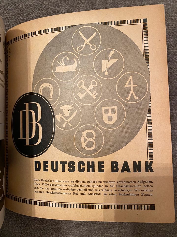 Berlin, 1938, Handwerk, Werbung, Ausstellung, antiquarisch, in Karlsruhe