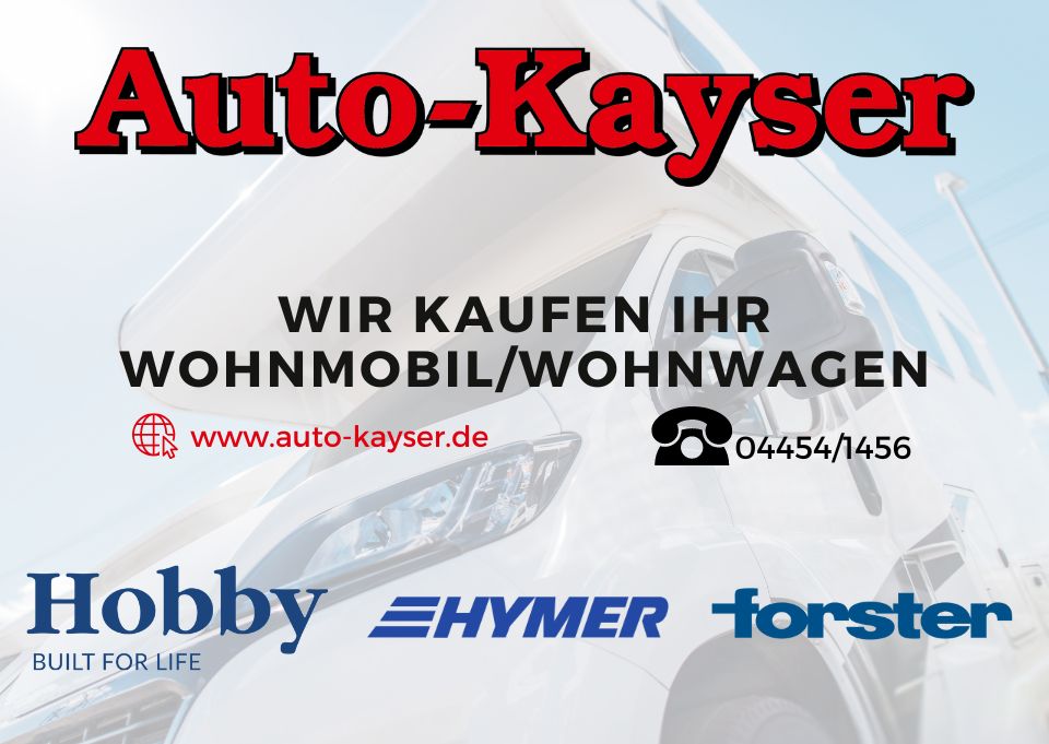 Fahrzeugankauf *HOBBY*HYMER*FORSTER Wohnmobile aller Art in Jade