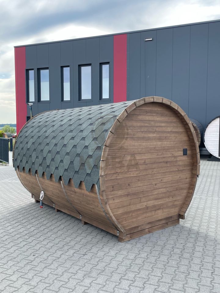 KOBA 3/4 Fass Sauna | Garten-Sauna | 3,5 m | inkl. Vorraum | NEU in Eichenzell