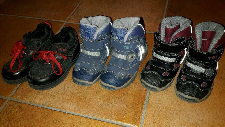 Winterschuhe,Stiefel,warm gefüttert,Gr.27,teils wie NEU,ab 3€ in Calbe (Saale)