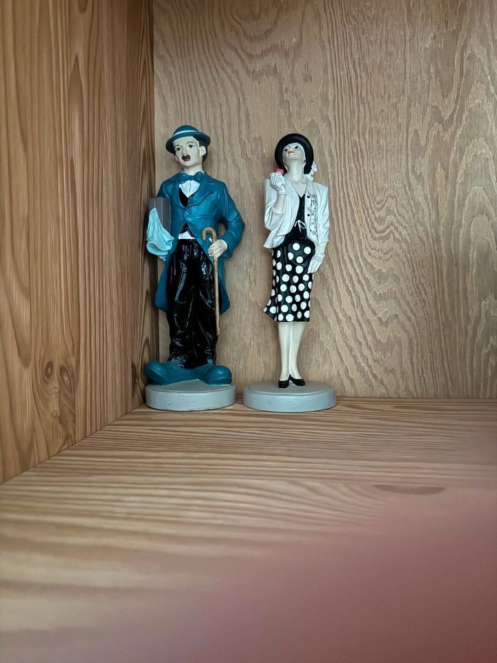 Charlie Chaplin Deko Figur &  Frau Figur in Dortmund